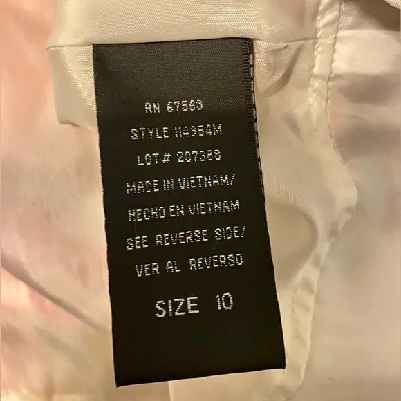 SL Fashions gorgeous floral cocktail dress size 10 - Picture 7 of 9